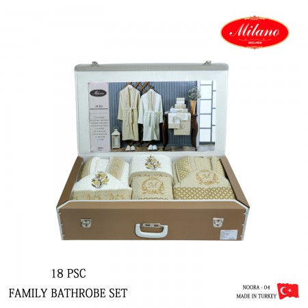 Bathrobe Noora 18pcs Set