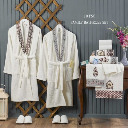 Bathrobe Noora 18pcs Set