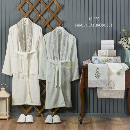 Bathrobe Noora 18pcs Set