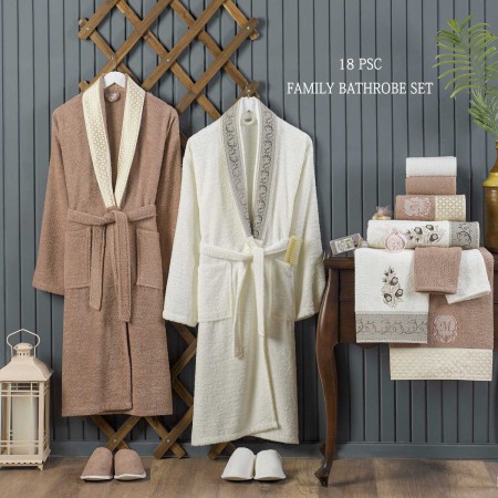 Bathrobe Noora 18pcs Set