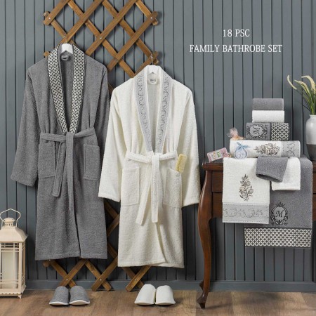 Bathrobe Noora 18pcs Set