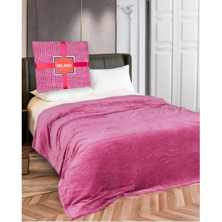 Milanobedlinen Blanket Velvet Single Ply - Stripe