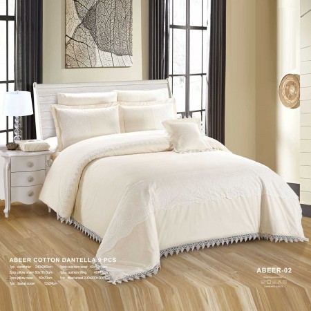 Milanobedlinen Comforter Abeer 9pcs Set