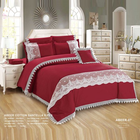 Milanobedlinen Comforter Abeer 9pcs Set