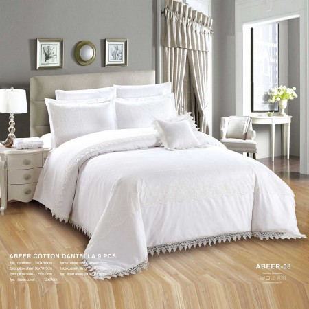 Milanobedlinen Comforter Abeer 9pcs Set