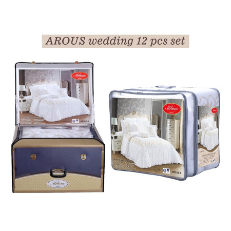 Milanobedlinen Comforter Arous Wedding 12pcs Set