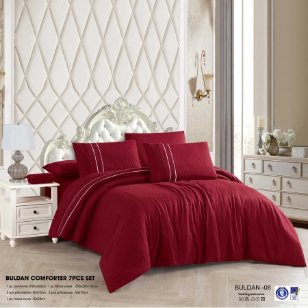 Milanobedlinen Comforter Buldan 7pcs Set