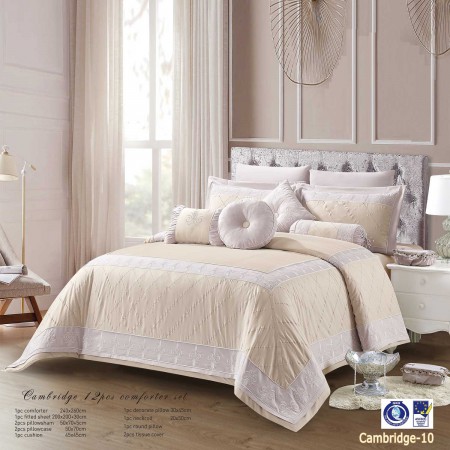 Milanobedlinen Comforter Cambridge 12pcs Set