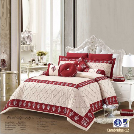 Milanobedlinen Comforter Cambridge 12pcs Set