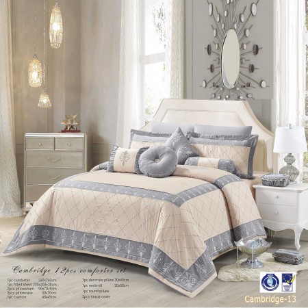 Milanobedlinen Comforter Cambridge 12pcs Set