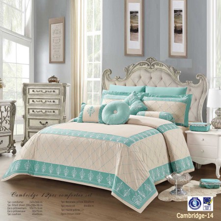 Milanobedlinen Comforter Cambridge 12pcs Set