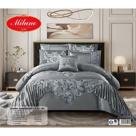  Comforter Crown 12 Pcs Set 