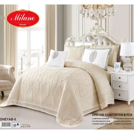 Milanobedlinen Comforter Dheyab 8pcs Set