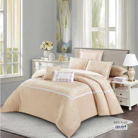 Milanobedlinen Comforter Diva Velvet 11Pcs Set 