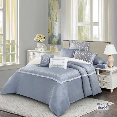 Milanobedlinen Comforter Diva Velvet 11Pcs Set 