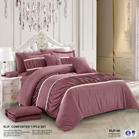 Milanobedlinen Comforter Elif 11pcs Set