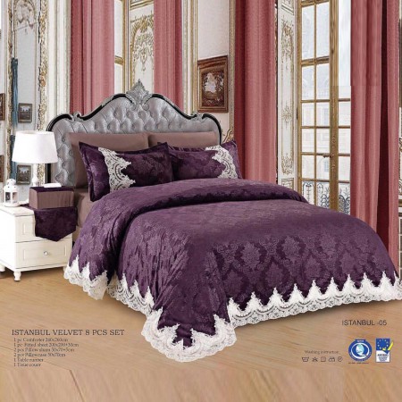 Milanobedlinen Comforter Istanbul Velvet 8Pcs Set