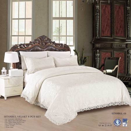 Milanobedlinen Comforter Istanbul Velvet 8Pcs Set