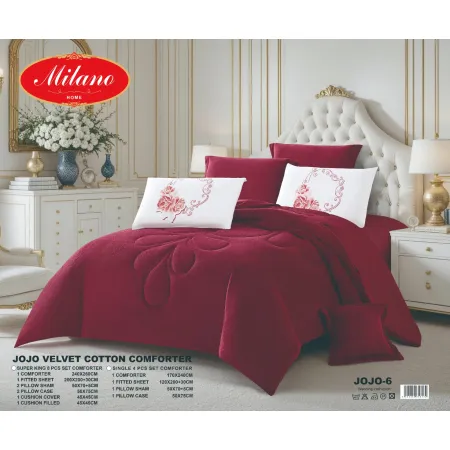  COMFORTER JOJO VELVET COTTON  8 PCS SET