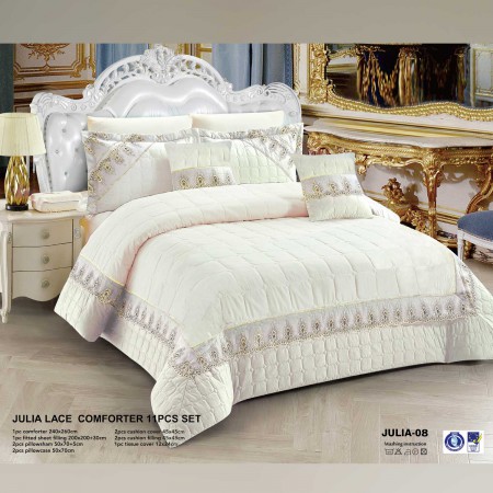 Milanobedlinen Comforter Julia Lace 11pcs Set 