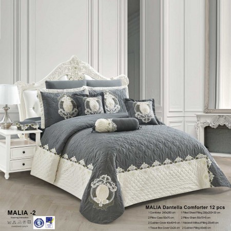 Milanobedlinen Comforter Malia Dantella 12pcs 