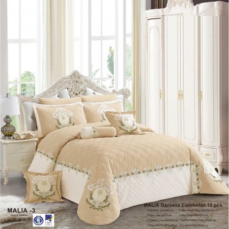 Milanobedlinen Comforter Malia Dantella 12pcs 