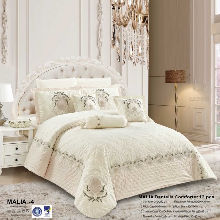 Milanobedlinen Comforter Malia Dantella 12pcs 