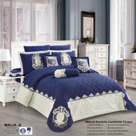 Milanobedlinen Comforter Malia Dantella 12pcs 