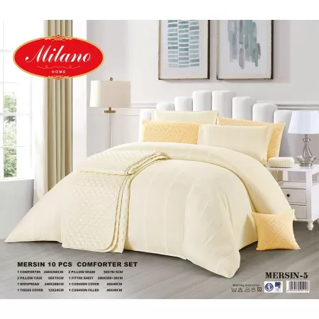 Milanobedlinen Comforter Mersin 10-PCS Set