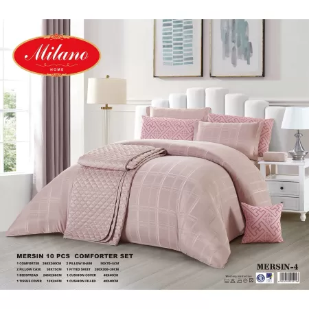 Milanobedlinen Comforter Mersin 10-PCS Set
