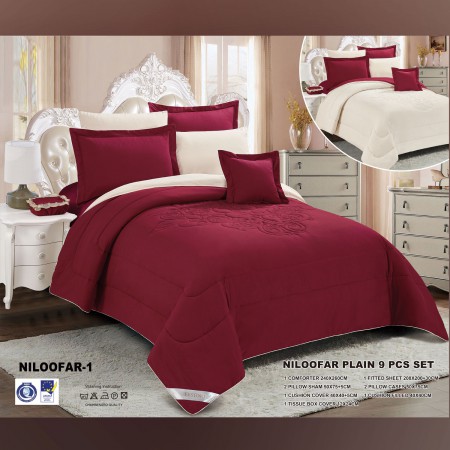 Milanobedlinen Comforter Niloofar 9pcs Set