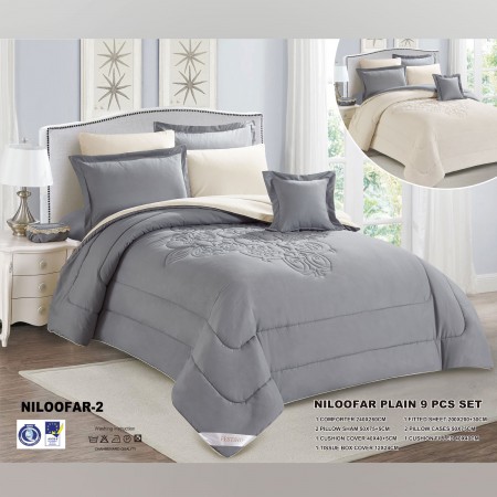 Milanobedlinen Comforter Niloofar 9pcs Set