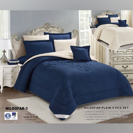 Milanobedlinen Comforter Niloofar 9pcs Set