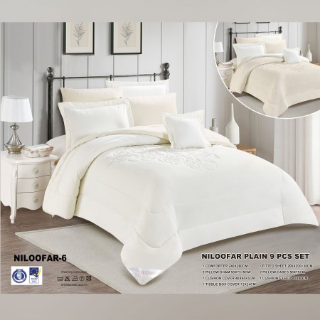 Milanobedlinen Comforter Niloofar 9pcs Set