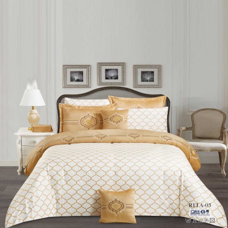 Milanobedlinen Comforter Rita Velvet 11pcs Set