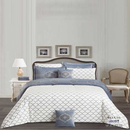 Milanobedlinen Comforter Rita Velvet 11pcs Set