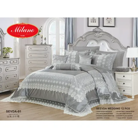 Comforter Sevda Wedding 12 Pcs Set Comforter Sevda Wedding 12 Pcs Set