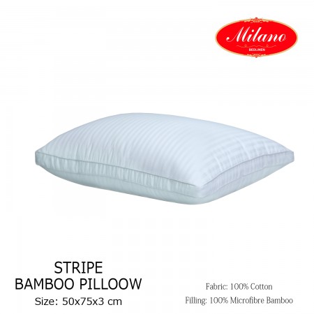 Milanobedlinen Pillow Bamboo Stripe