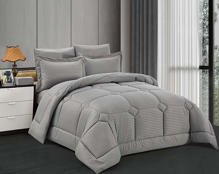 Milano home Farah Stripe Set pillow bedcover
